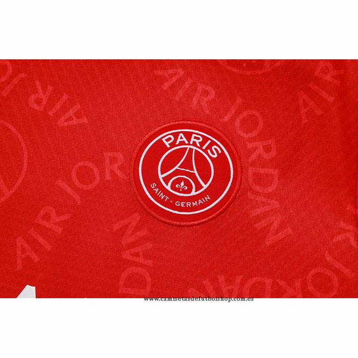 Chandal del Paris Saint-Germain Jordan 24-25 Manga Corta Rojo - Pantalon Corto